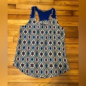 Papermoon Neptune Racerback Graphic Print Top, size women’s Medium